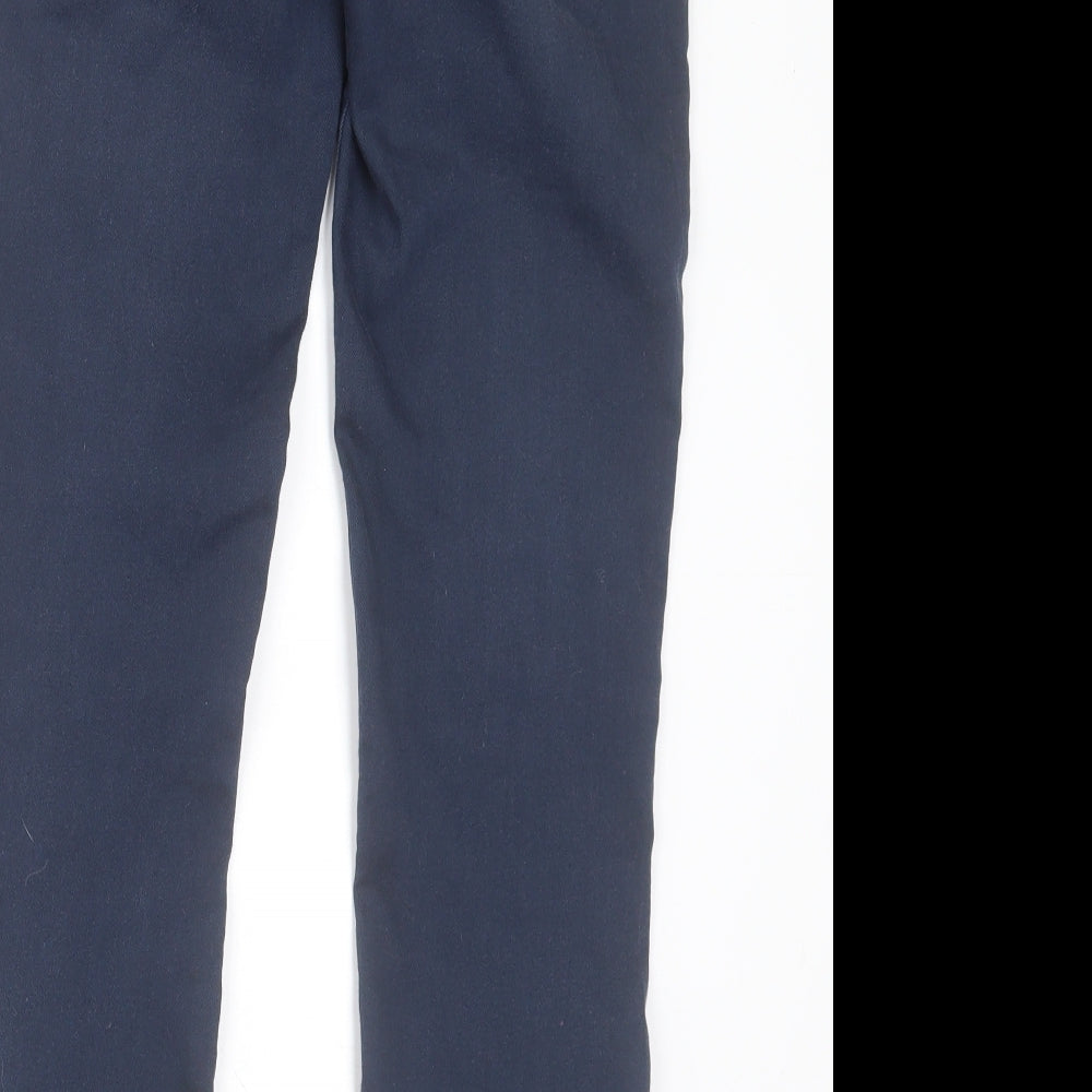 Zara Womens Blue  Cotton Skinny Jeans Size 10 L28 in Regular Button