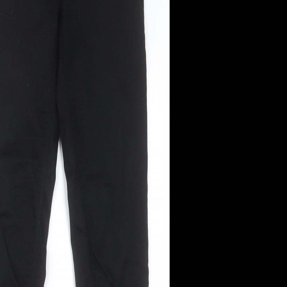 New Look Womens Black  Cotton Skinny Jeans Size 8 L30 in Regular Button