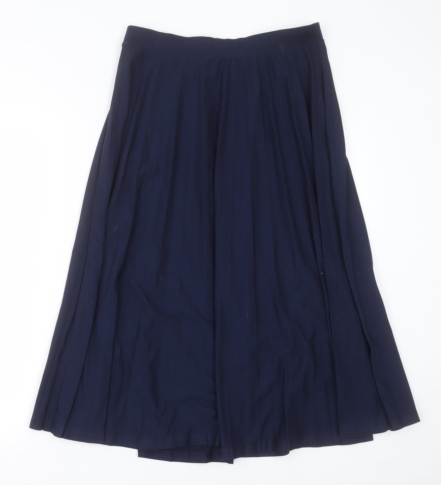 Marks and Spencer Womens Blue  Polyester A-Line Skirt Size 12