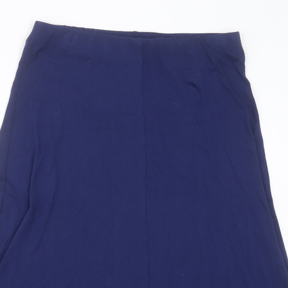 Bella Di Notte Womens Black  Viscose A-Line Skirt Size 12