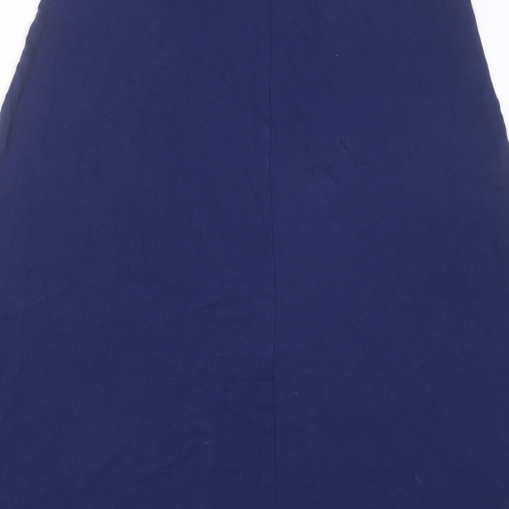 Bella Di Notte Womens Black  Viscose A-Line Skirt Size 12