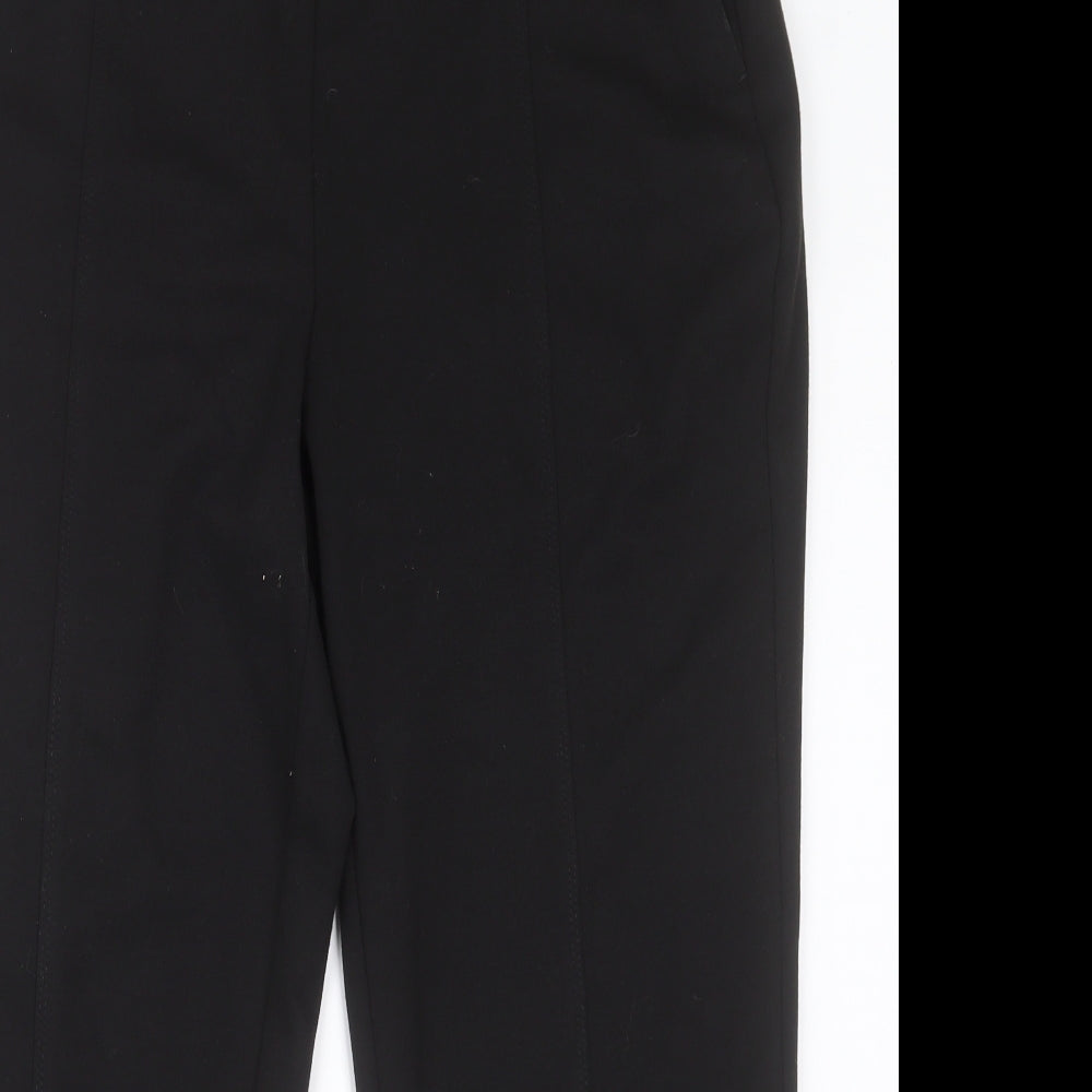 Marks and Spencer Womens Black  Polyester Trousers  Size 18 L27 in Regular