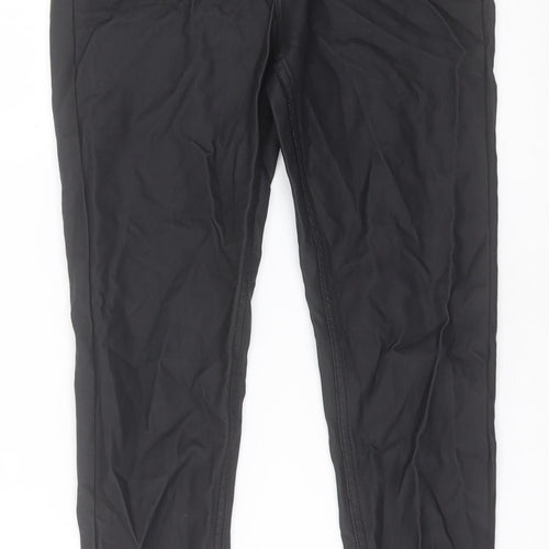 New Look Womens Black  Nylon Skinny Jeans Size 10 L26 in Regular Button