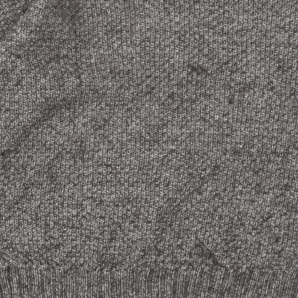 Cedar Wood State Mens Grey Crew Neck  Cotton Pullover Jumper Size M