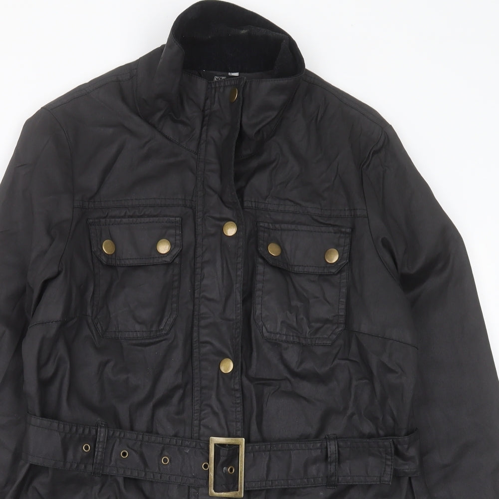 F&F Womens Black   Jacket  Size 14  Zip