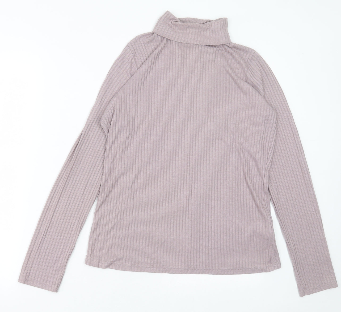 NEXT Womens Purple Roll Neck  Viscose Pullover Jumper Size 14