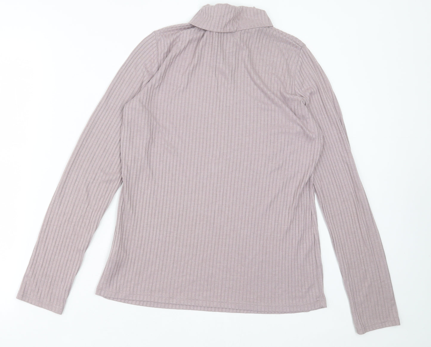 NEXT Womens Purple Roll Neck  Viscose Pullover Jumper Size 14