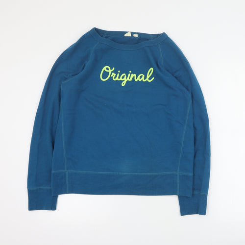 Gap Womens Blue  Cotton Pullover Sweatshirt Size S  Pullover