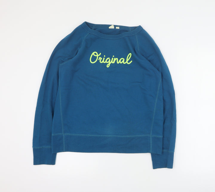 Gap Womens Blue Cotton Pullover Sweatshirt Size S Pullover