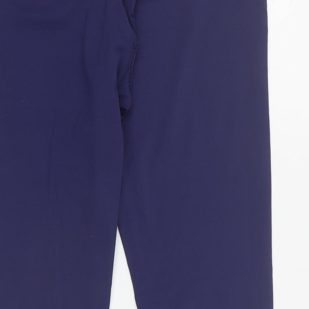 USA Pro Womens Purple  Nylon Capri Leggings Size 10 L19 in Regular Pullover