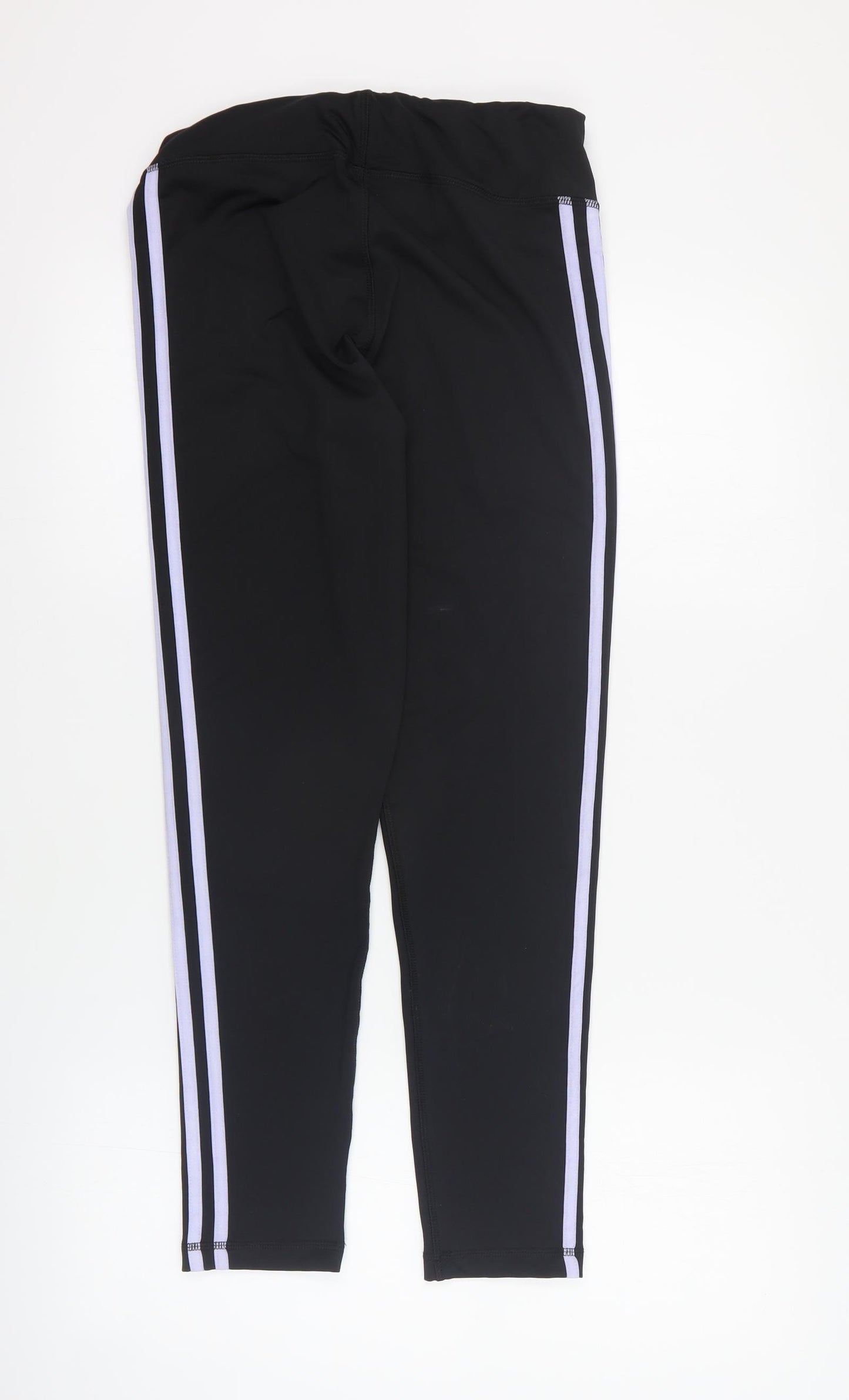 adidas Womens Black  Cotton Capri Leggings Size XL L28 in Regular Pullover