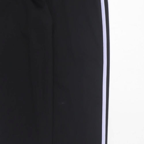 adidas Womens Black  Cotton Capri Leggings Size XL L28 in Regular Pullover