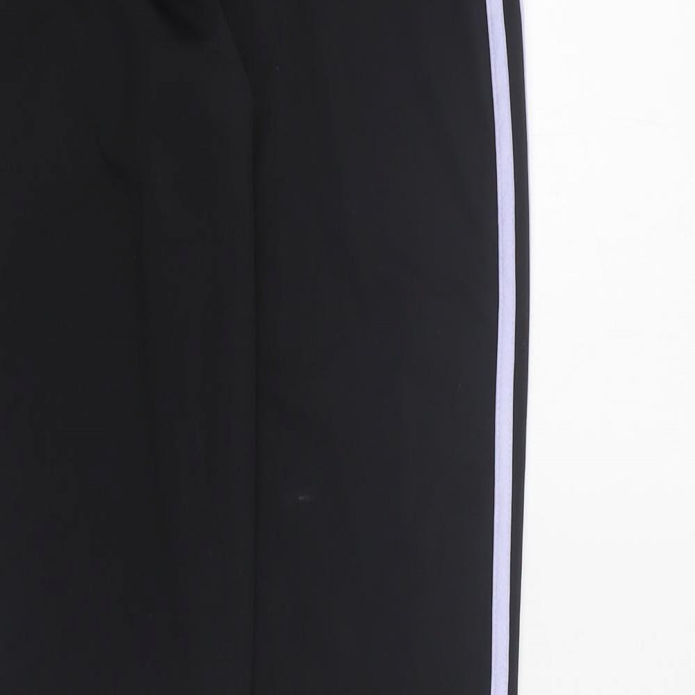 adidas Womens Black  Cotton Capri Leggings Size XL L28 in Regular Pullover