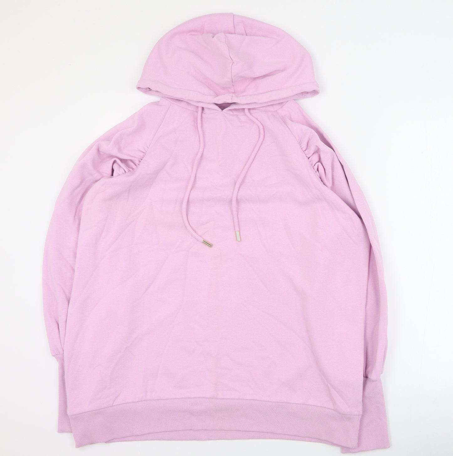 NEXT Womens Pink  Cotton Pullover Hoodie Size L  Pullover