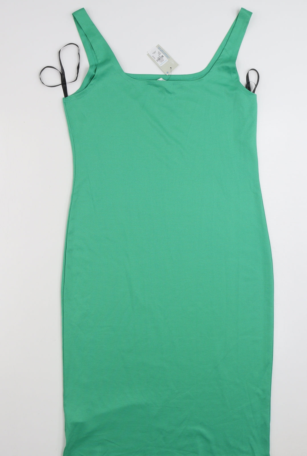 Primark Womens Green  Polyester Tank Dress  Size 18  Square Neck Pullover