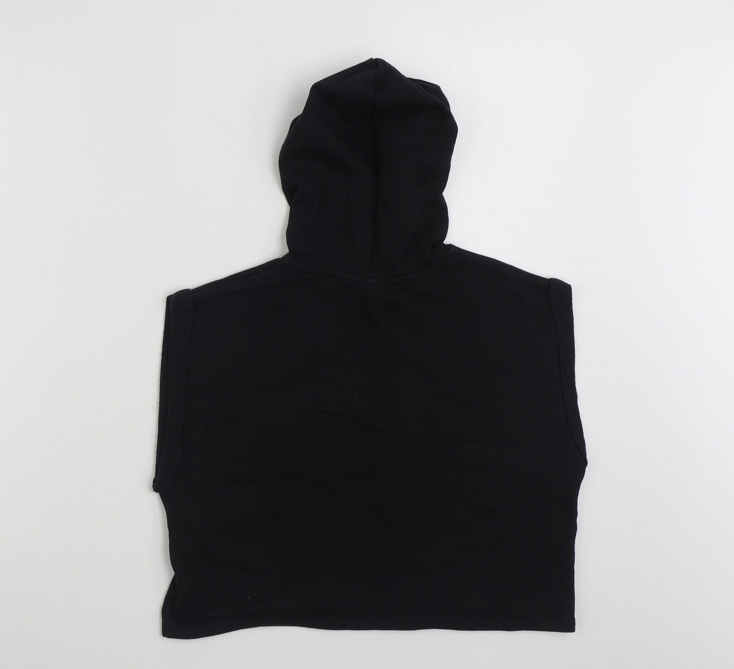 H&M Womens Black  Cotton Pullover Hoodie Size S  Pullover