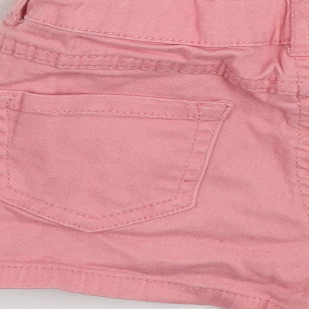 356 Denim Girls Pink  Cotton Hot Pants Shorts Size 5-6 Years  Slim