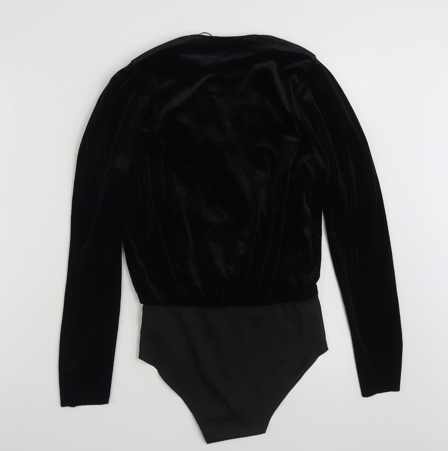Zara Womens Black  Polyester Bodysuit One-Piece Size S  Pullover - Item Length:29in