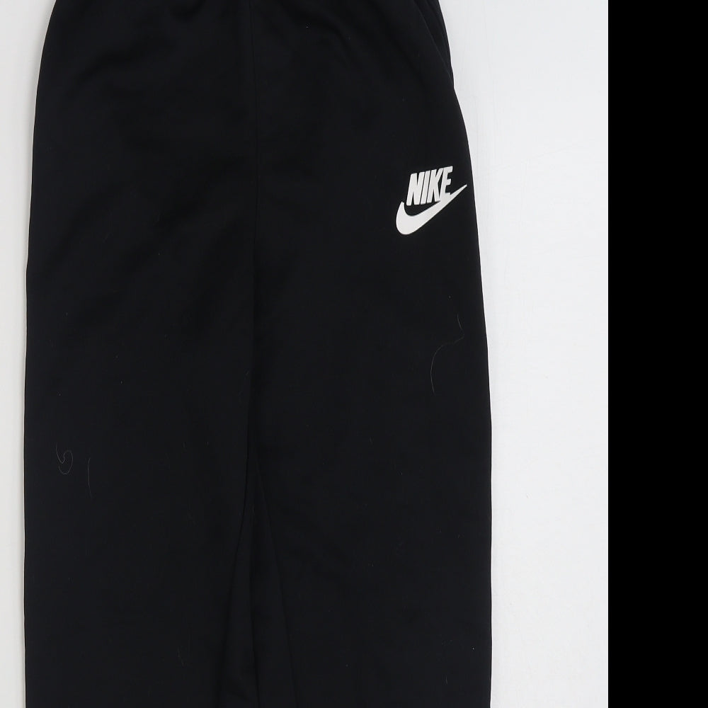 Nike Girls Black  100% Polyester Jogger Trousers Size 12-13 Years  Regular  - Size 147-158cm