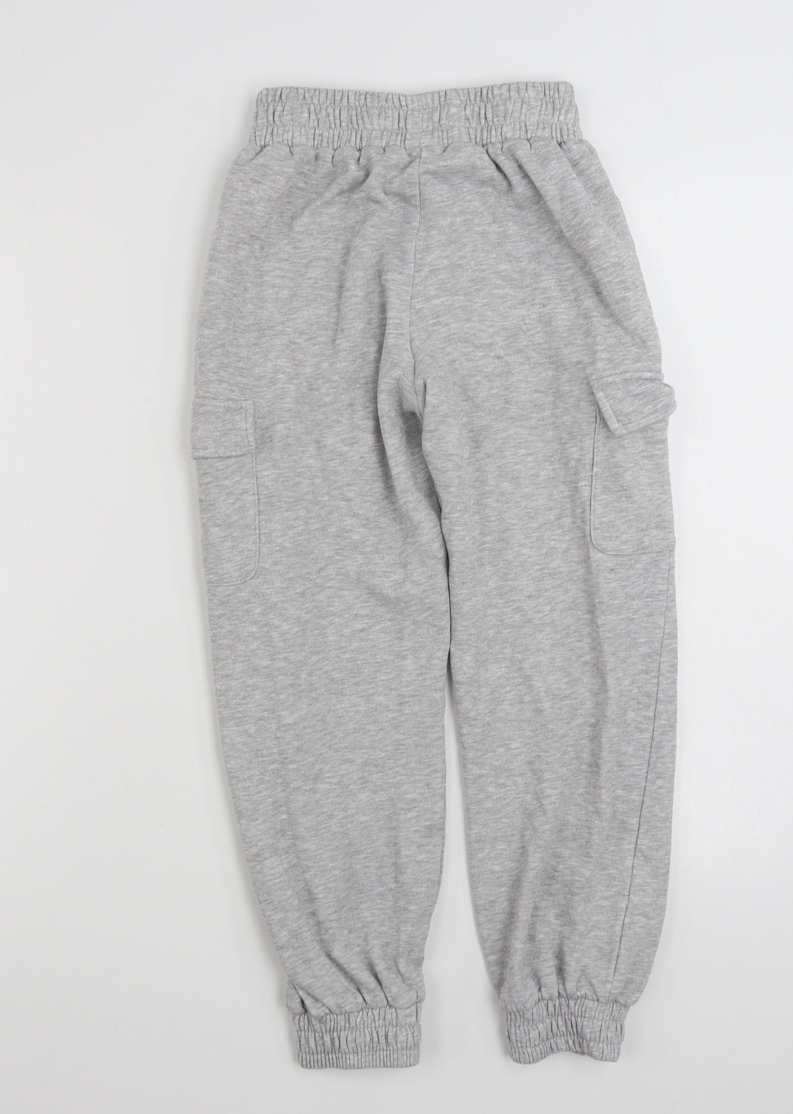 Matalan Girls Grey  Cotton Cargo Trousers Size 10 Years  Regular