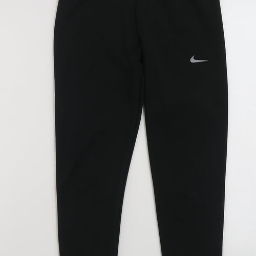 Nike Womens Black  Polyester Compression Leggings Size XL L26 in Athletic