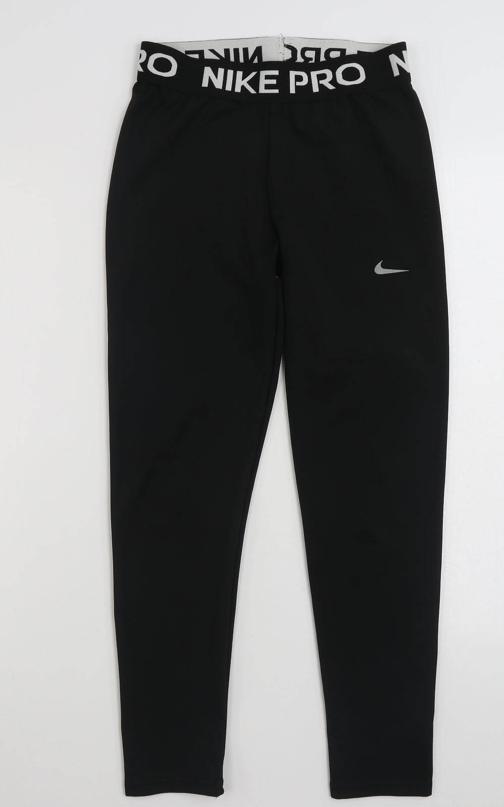 Nike Womens Black  Polyester Compression Leggings Size XL L26 in Athletic