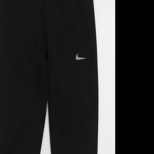 Nike Womens Black  Polyester Compression Leggings Size XL L26 in Athletic