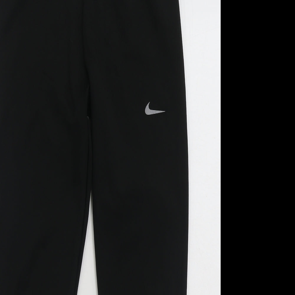 Nike Womens Black  Polyester Compression Leggings Size XL L26 in Athletic