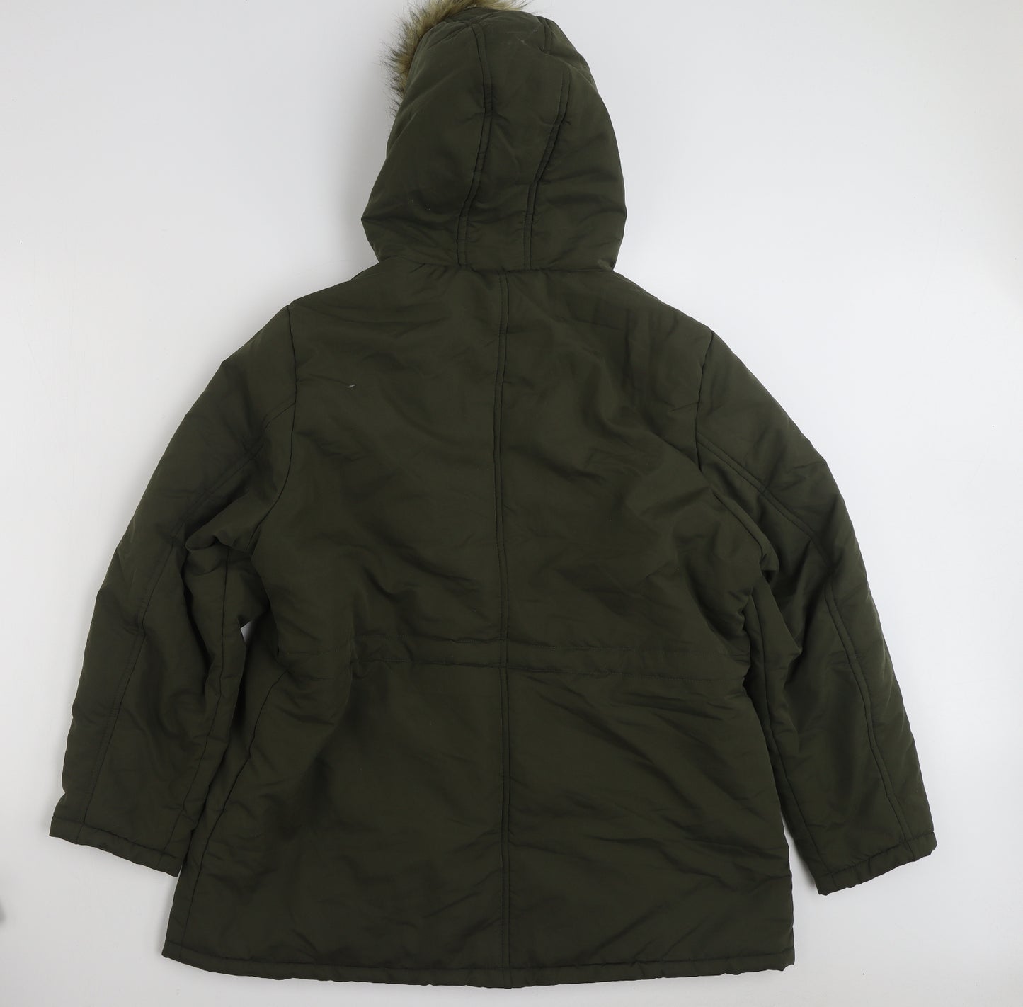 B. You Womens Green   Jacket  Size 18  Zip