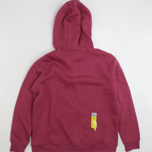Primark Womens Pink  Polyester Full Zip Hoodie Size 14  Zip - Size 14-16