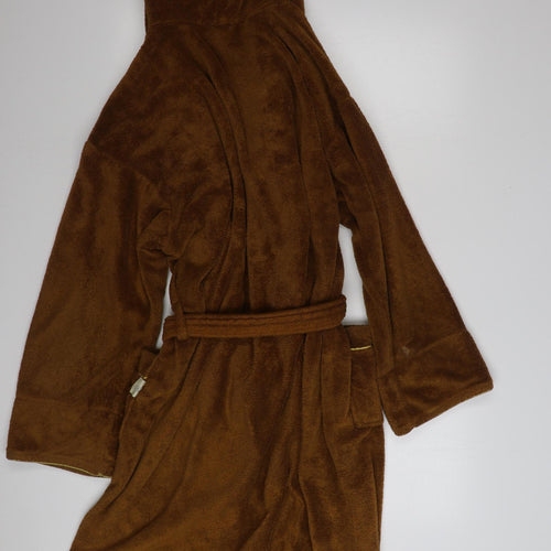 Anna Christina Womens Brown Solid Polyester Top Robe Size XL  Tie