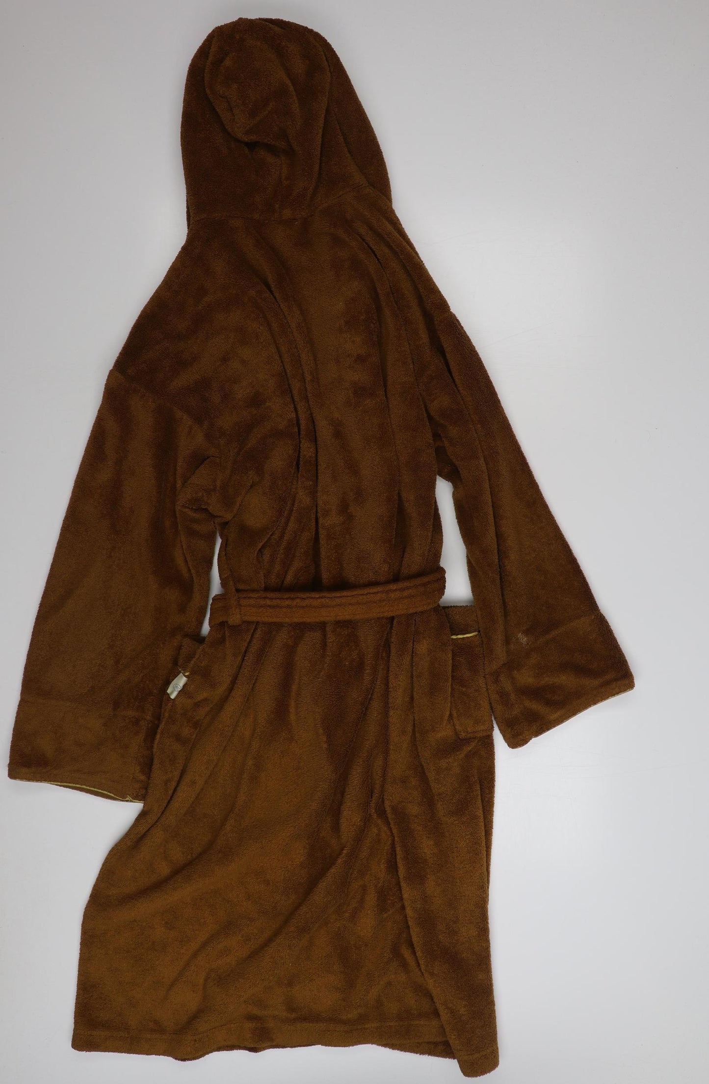 Anna Christina Womens Brown Solid Polyester Top Robe Size XL  Tie