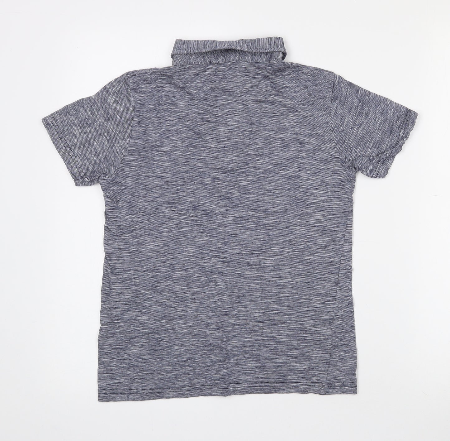 George Boys Grey  100% Cotton Basic Polo Size 9-10 Years Collared Button