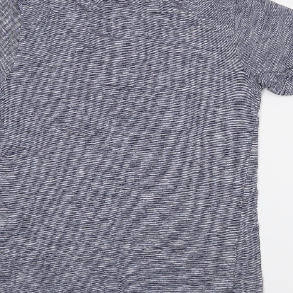 George Boys Grey  100% Cotton Basic Polo Size 9-10 Years Collared Button