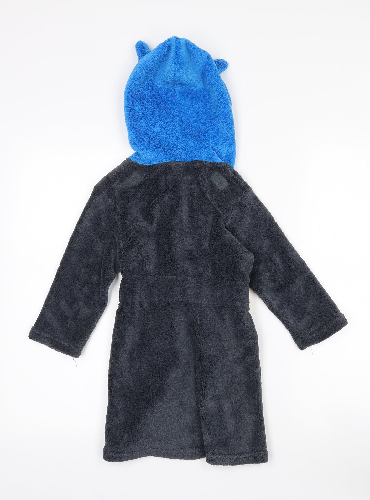 Sun City Boys Black Solid Polyester  Gown Size 2-3 Years  Tie - Batman