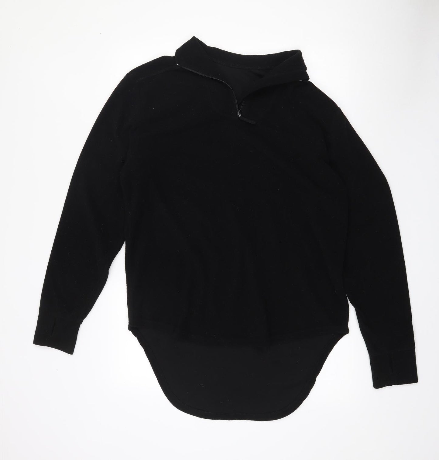 Combat Womens Black  Polyester Pullover Sweatshirt Size M  Zip