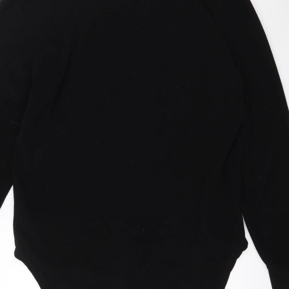 Combat Womens Black  Polyester Pullover Sweatshirt Size M  Zip