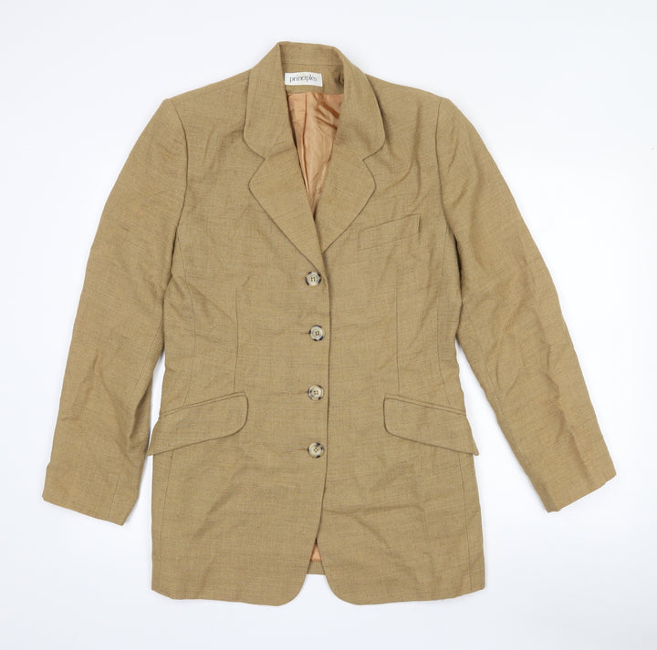 Principles Mens Brown  Viscose Jacket Blazer