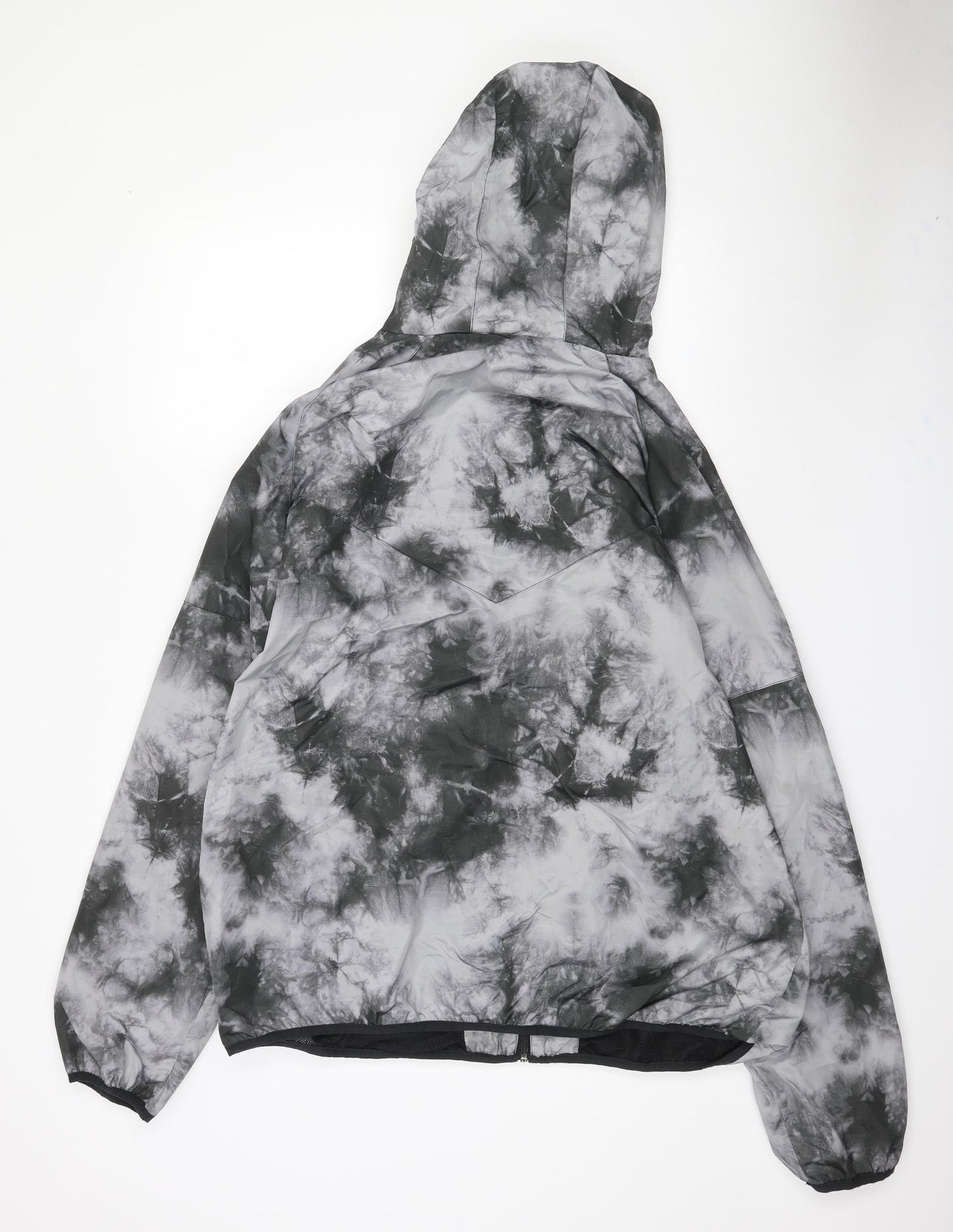 Primark Womens Grey Camouflage  Windbreaker Jacket Size 2XL  Zip