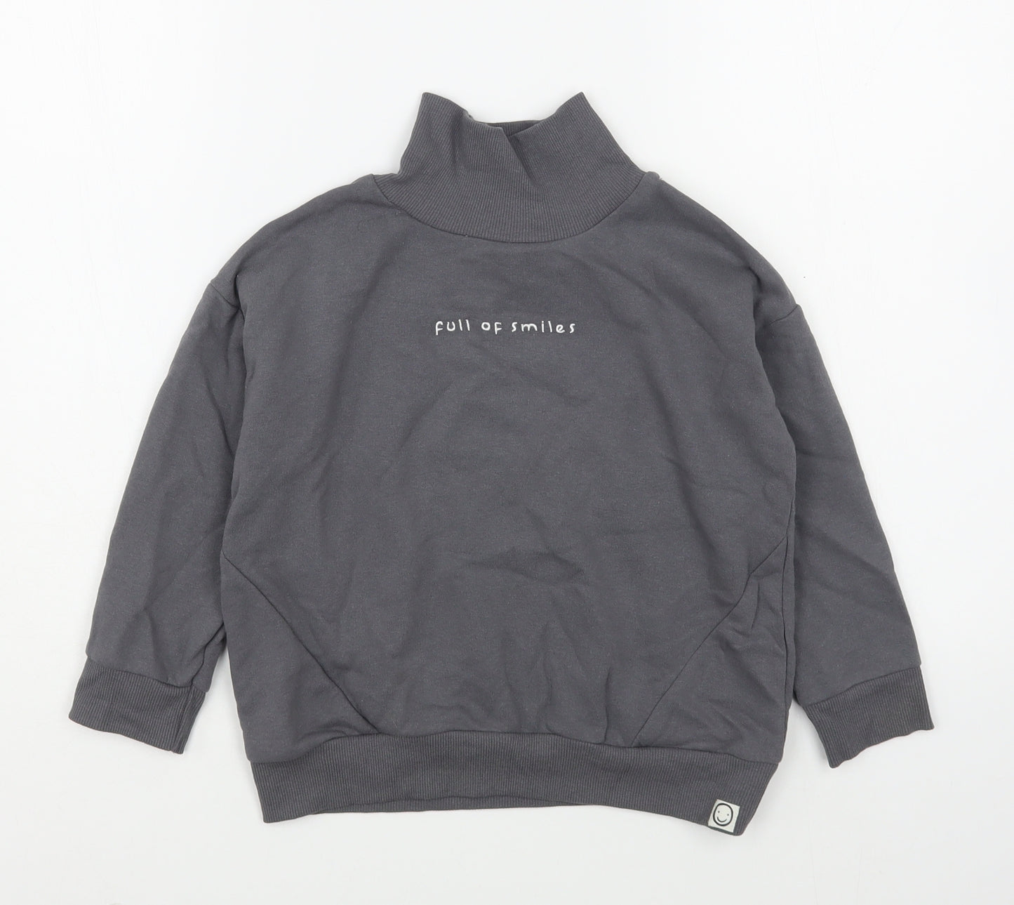 George Girls Grey  Polyester Pullover Sweatshirt Size 3-4 Years  Pullover