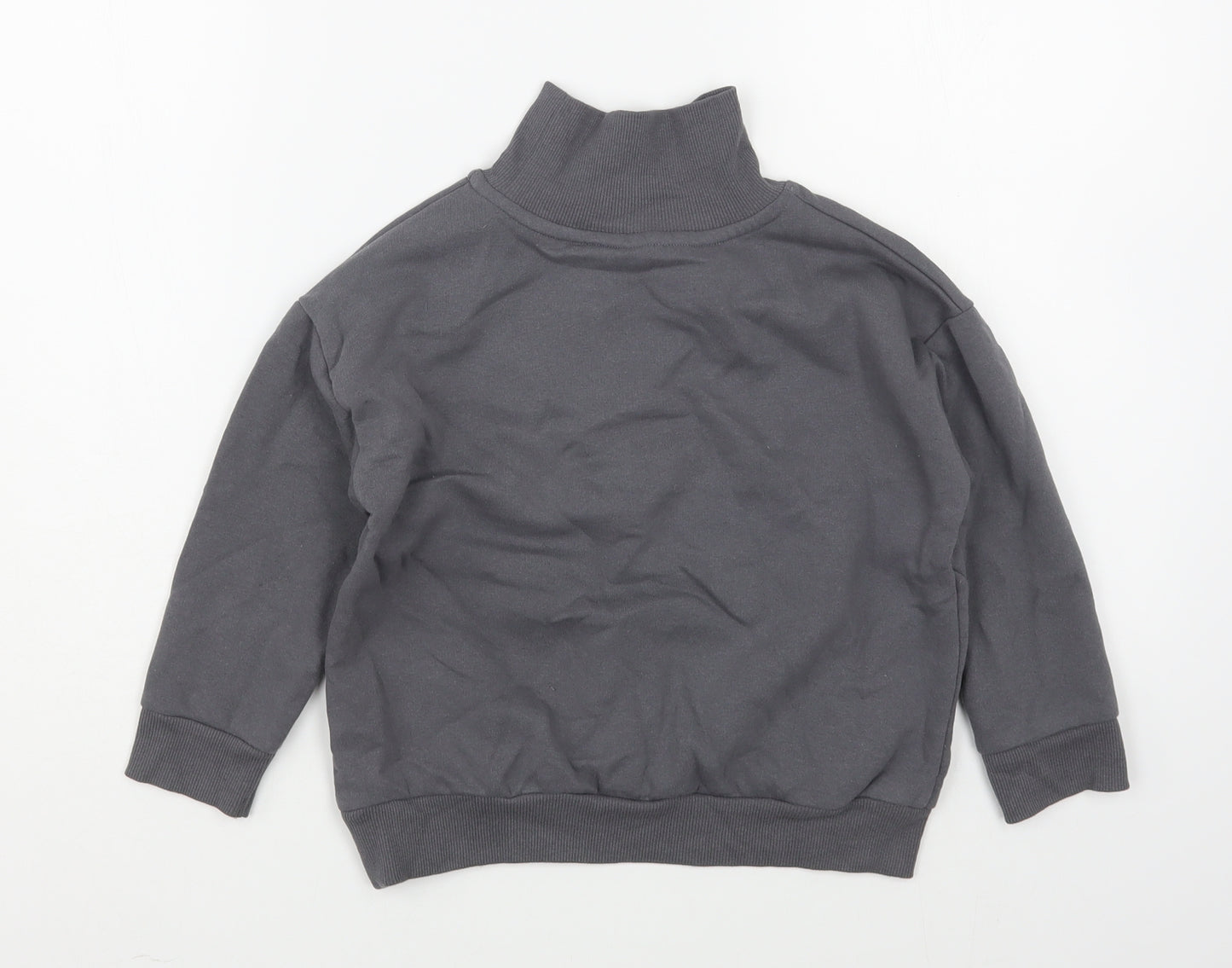 George Girls Grey  Polyester Pullover Sweatshirt Size 3-4 Years  Pullover