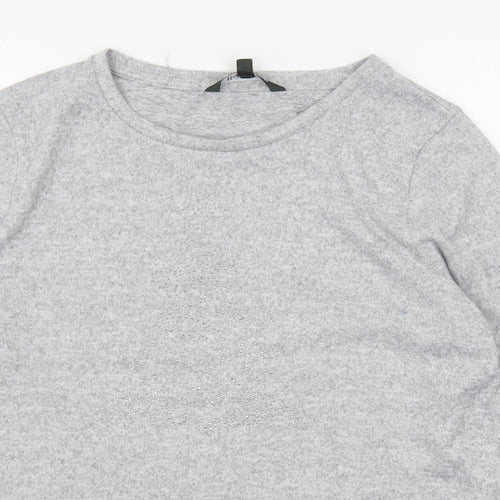 Bonmarché Womens Grey  Polyester Pullover Sweatshirt Size 16  Pullover