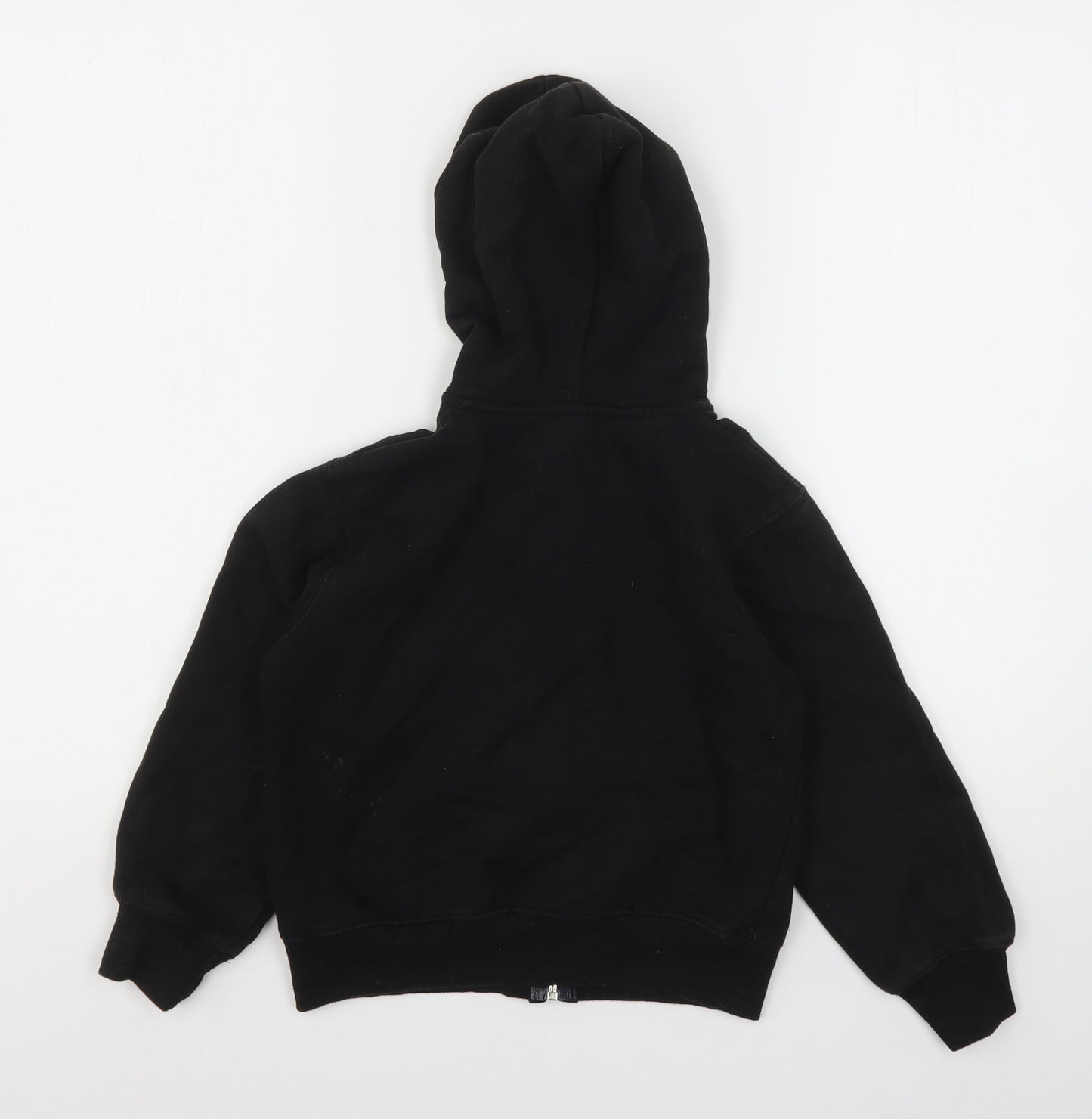 A2Z  Boys Black  Polyester Full Zip Hoodie Size 7-8 Years