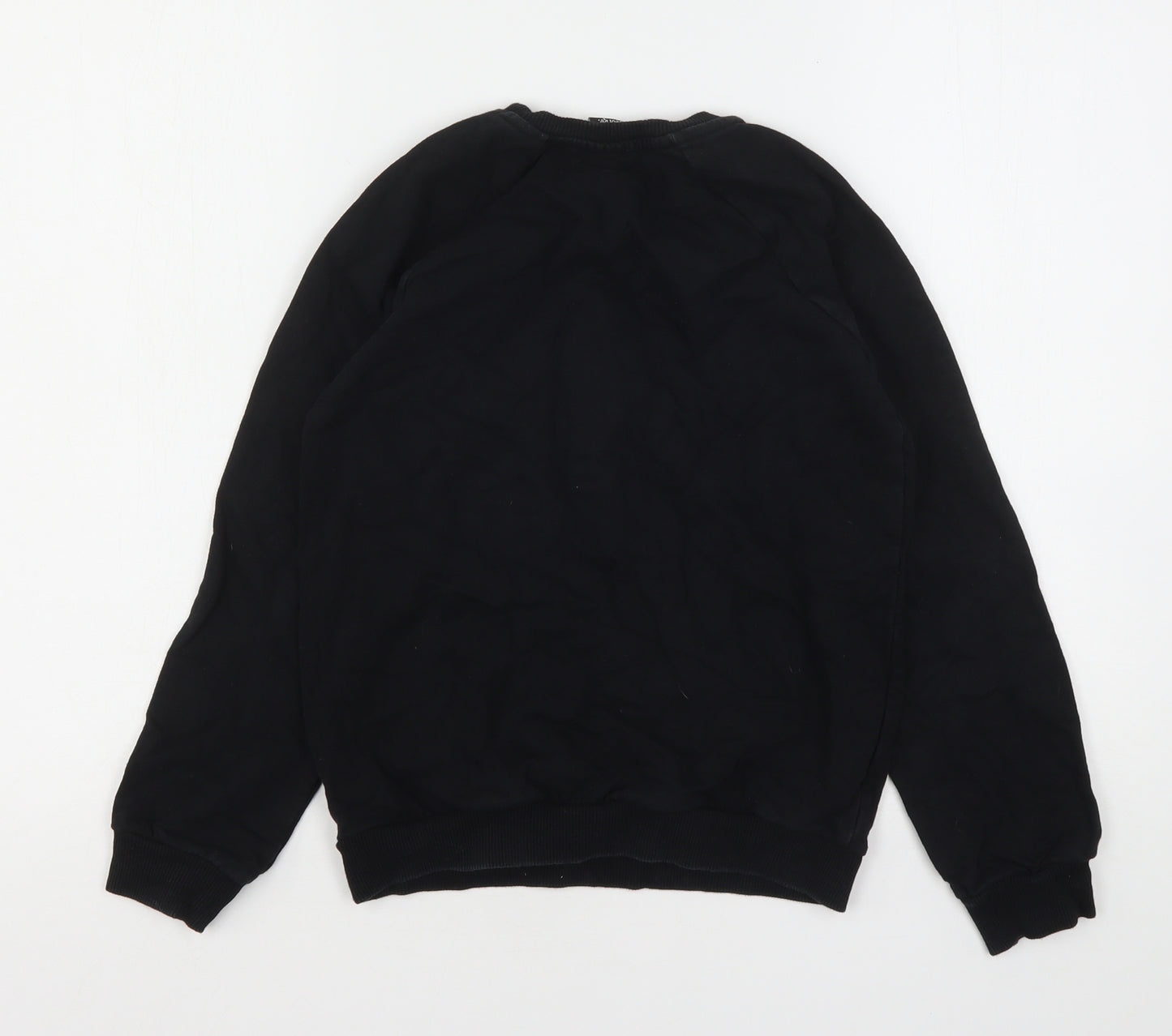 George Girls Black  Cotton Pullover Sweatshirt Size 9-10 Years   - Minnie Mouse