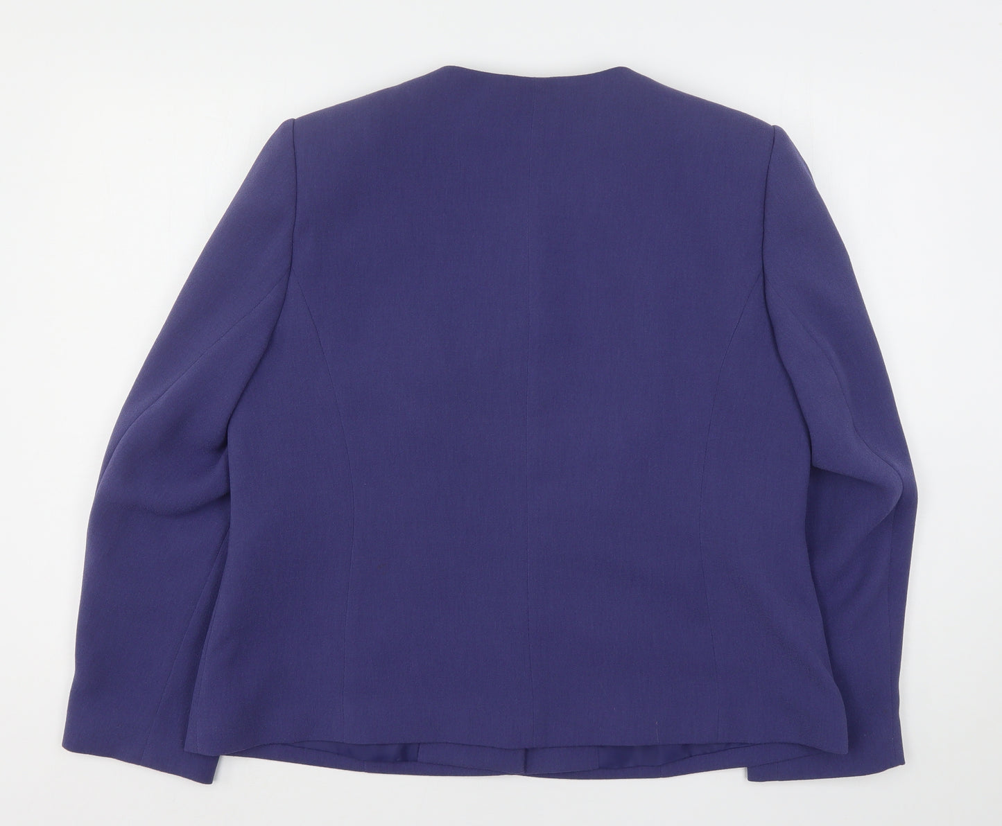 Eastex Womens Purple   Jacket Blazer Size 18  Button