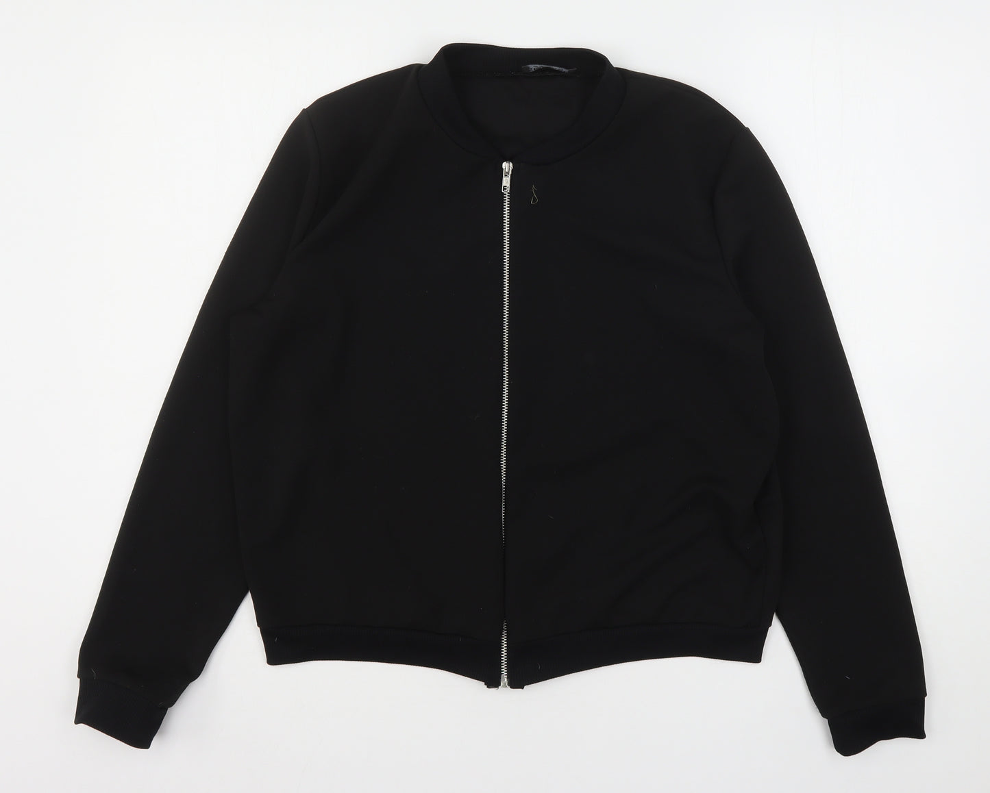 Select Womens Black   Bomber Jacket Jacket Size 16