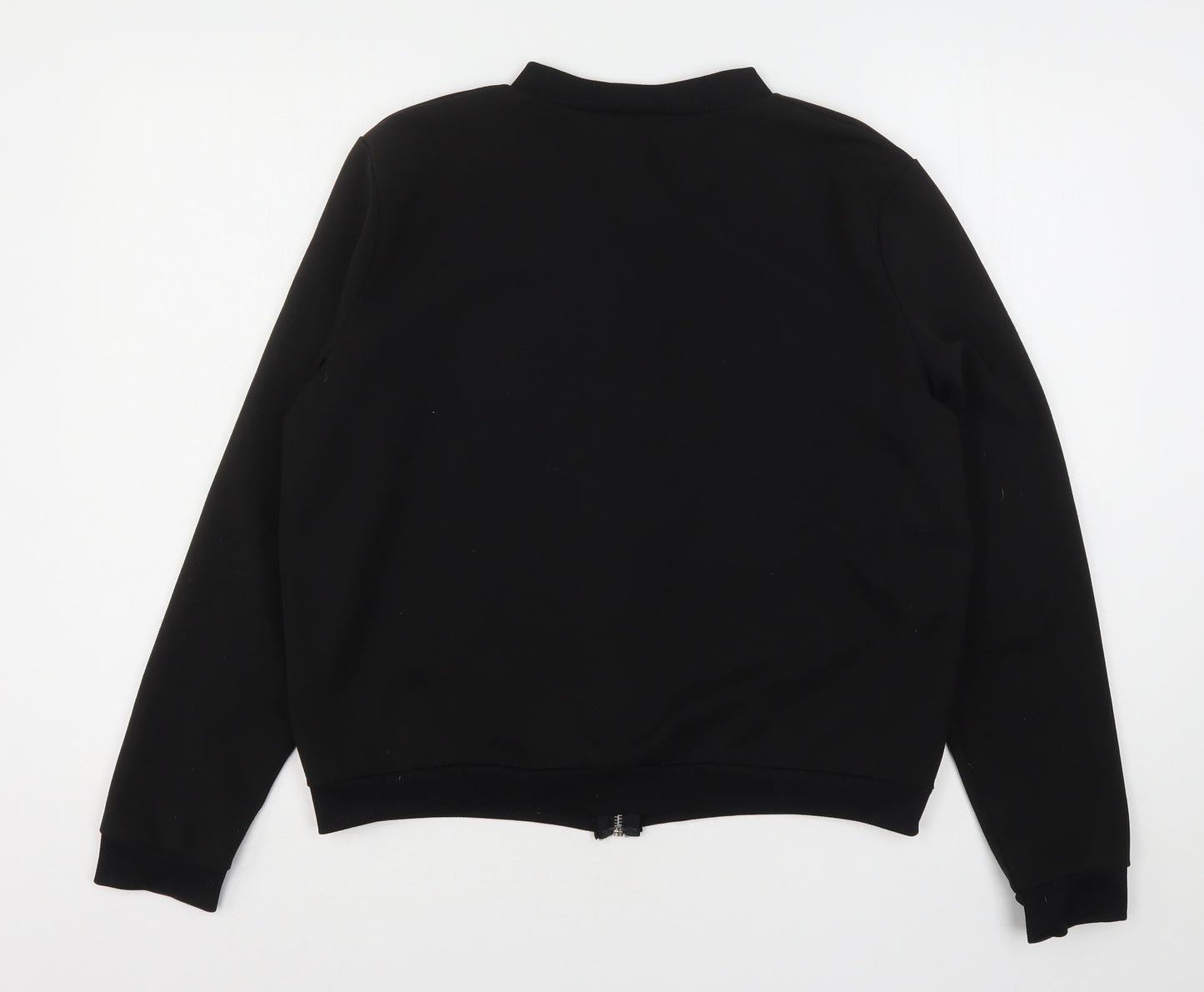 Select Womens Black   Bomber Jacket Jacket Size 16