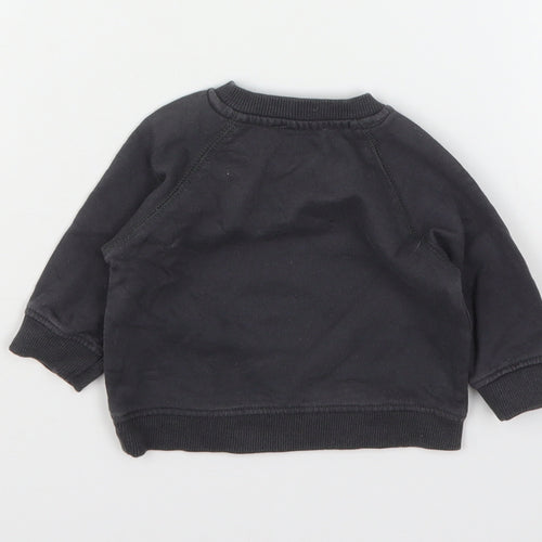 La Radute Boys Grey  Cotton Pullover Jumper Size 0-3 Months