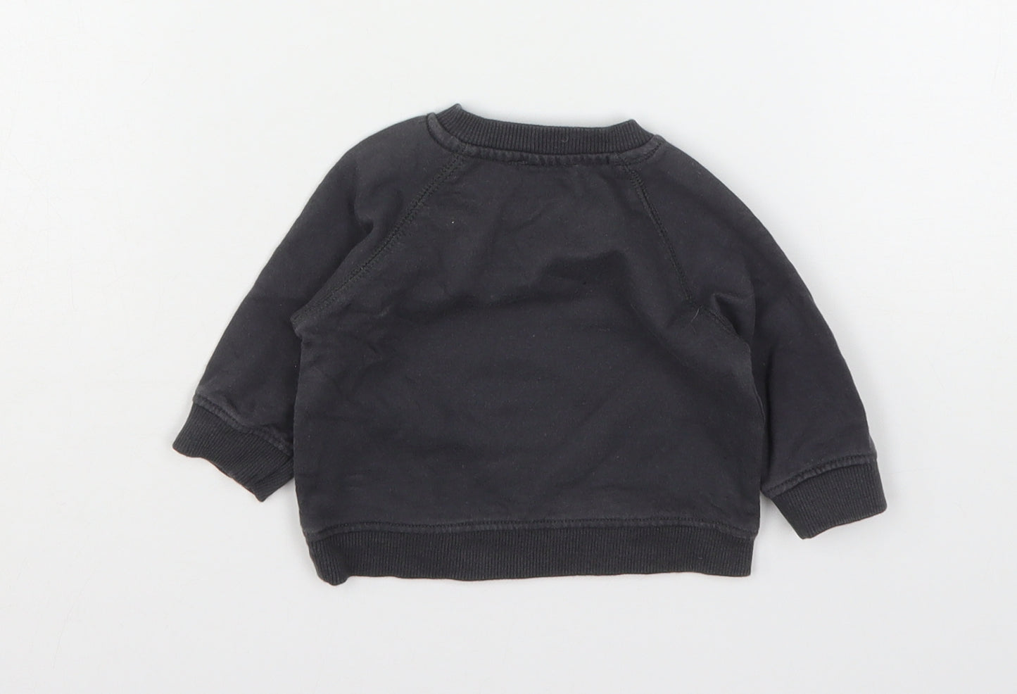 La Radute Boys Grey  Cotton Pullover Jumper Size 0-3 Months