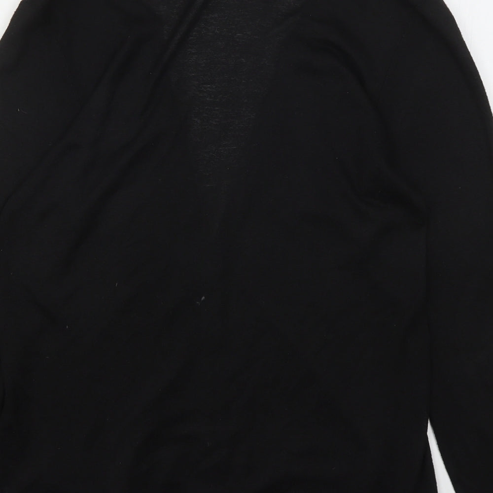 Atmosphere Womens Black V-Neck  Viscose Cardigan Jumper Size 14